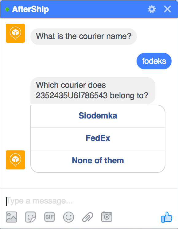 AfterShip's All New Facebook Bot ! 🤖