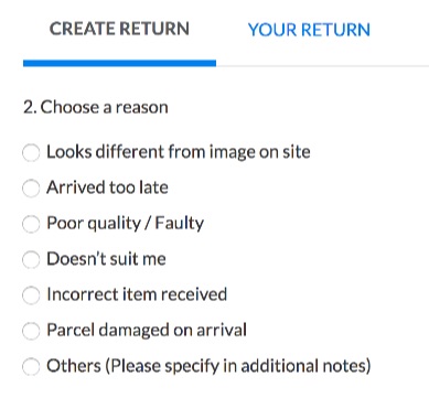 Product Update: Customize return reasons for Returns Center