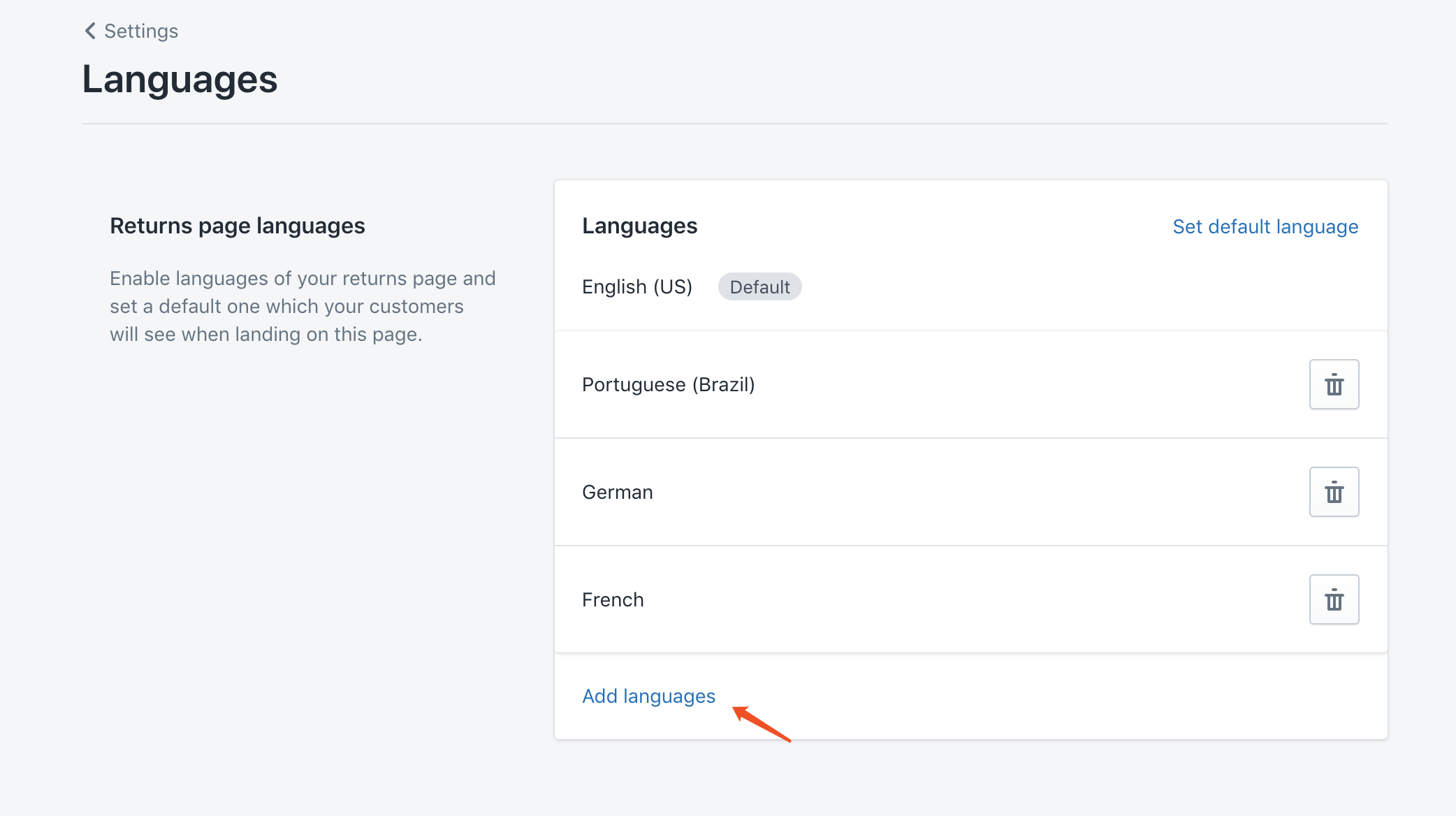 Product Update: Multi-language Branded Returns Page