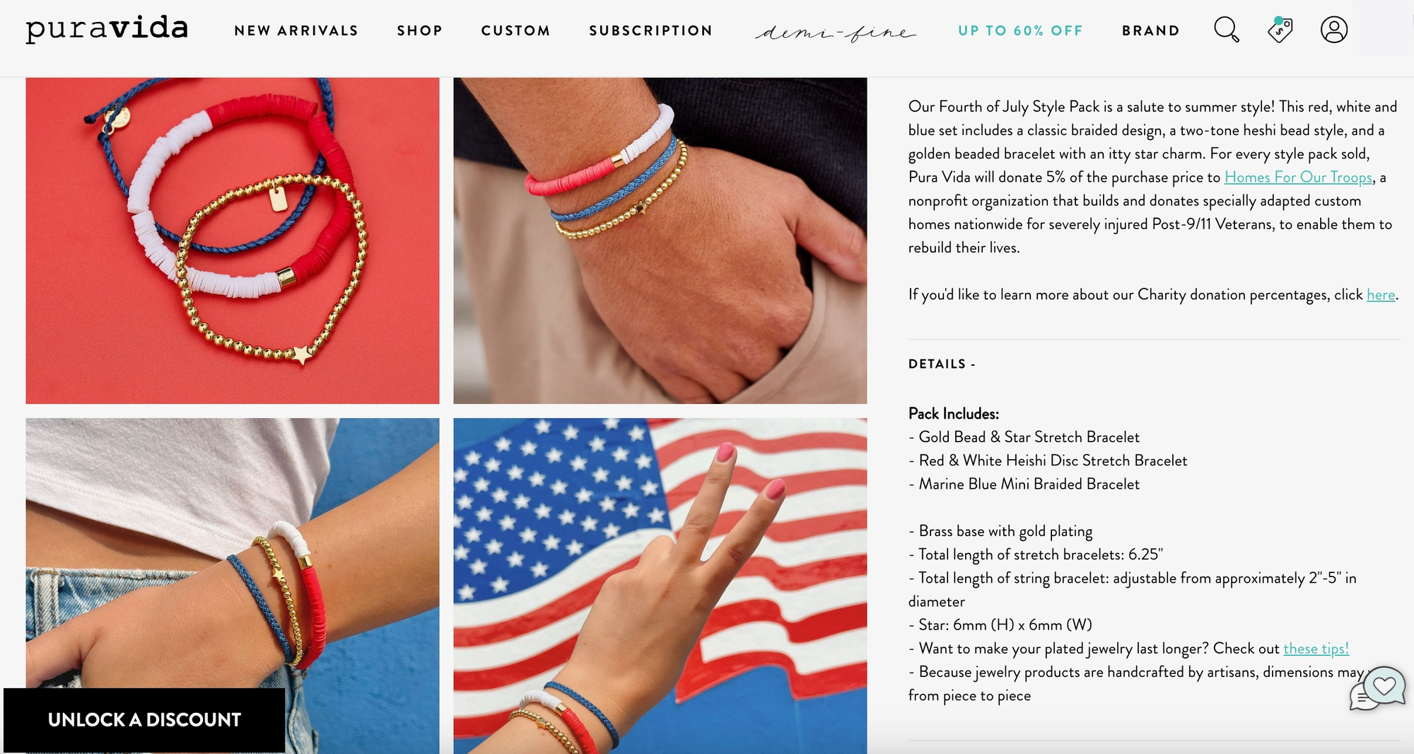 Pura Vida's Fourth of July Style Pack