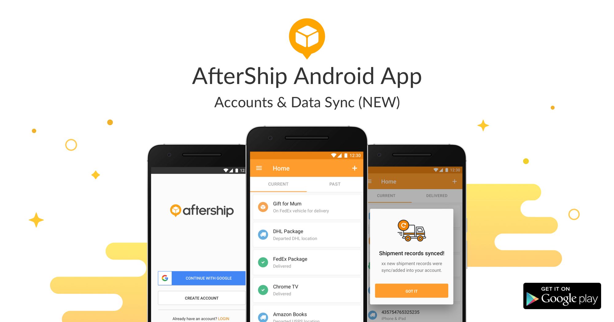 Product Update: Accounts & Data Sync for our Android App