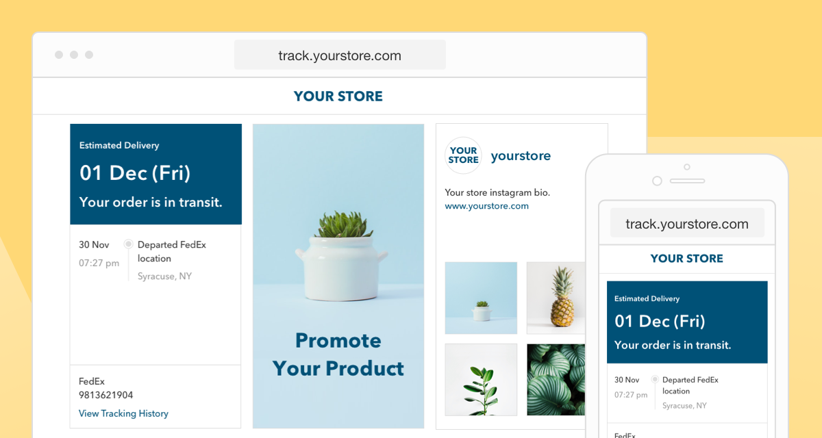 New Theme for Branded Tracking Page