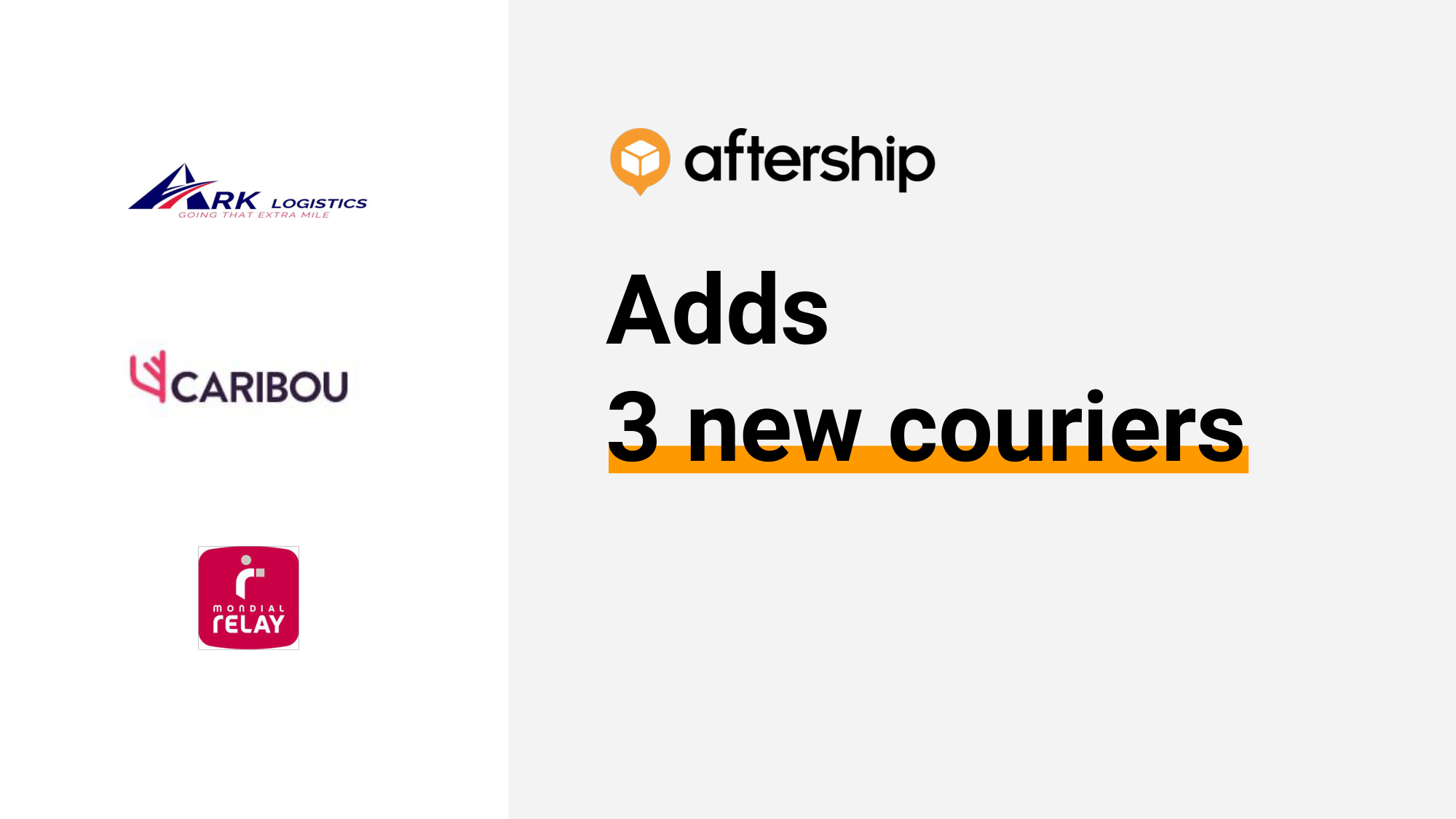 AfterShip adds 3 new couriers this week (7 Sep 2020 to 11 Sep 2020)