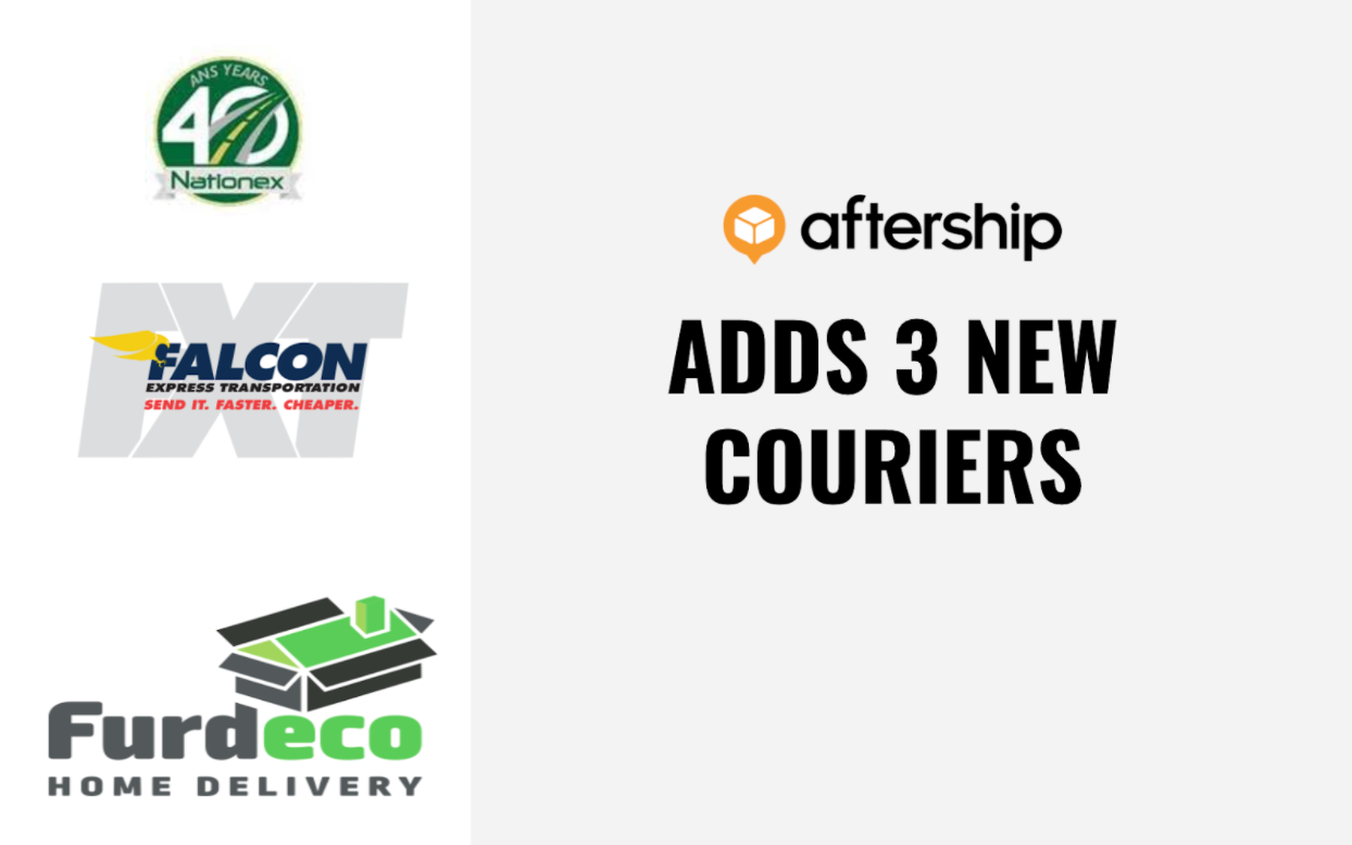 AfterShip adds 3 new couriers this week (19th Jan 2021-25th Jan 2021)