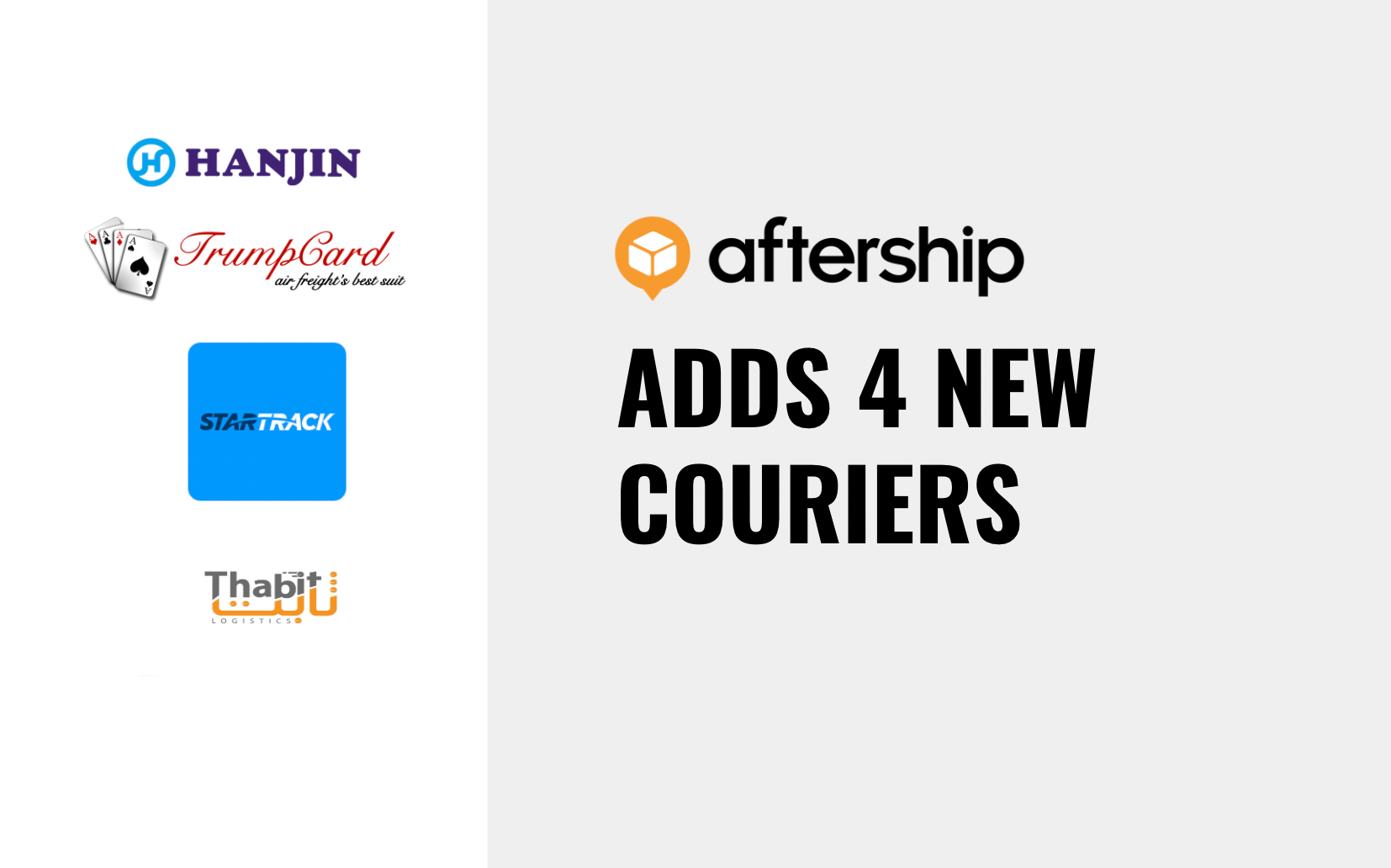 AfterShip adds 4 new couriers this week (2nd Mar 2021 to 8th Mar 2021)
