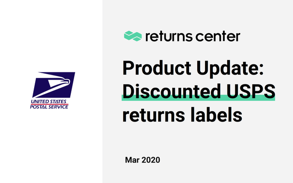 Print discounted USPS returns labels with Returns Center
