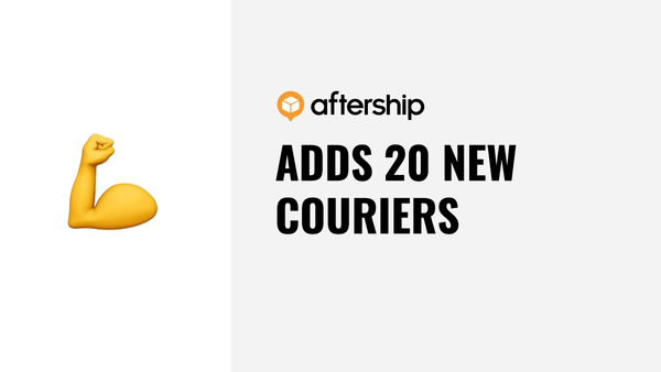 AfterShip adds 20 new couriers this week (26 Oct 2020 to 30 Oct 2020)
