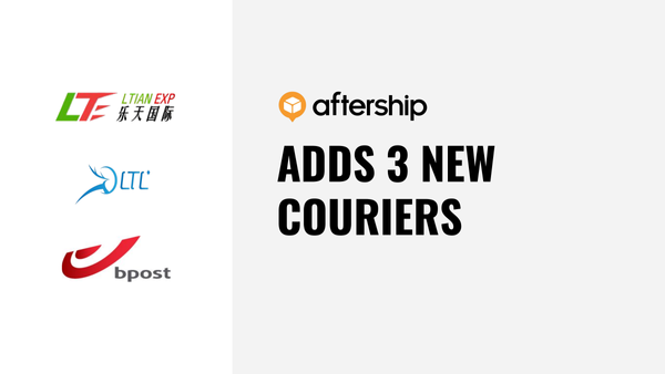 AfterShip adds 3 new couriers this week (2nd Nov 2020 to 6th Nov 2020)
