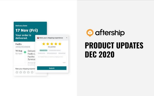 AfterShip new features: Customer reviews, mobile tracking app and more