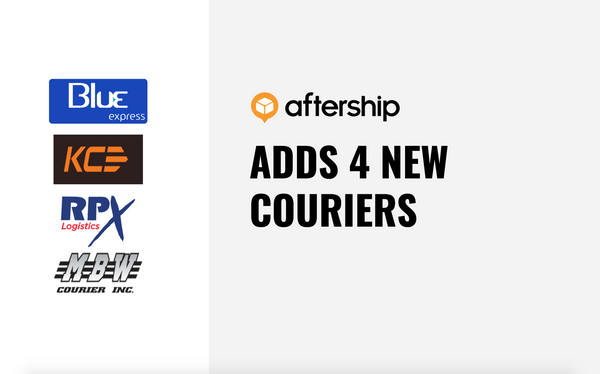 AfterShip adds 4 new couriers this week (4th Jan 2021-8th Jan 2021)