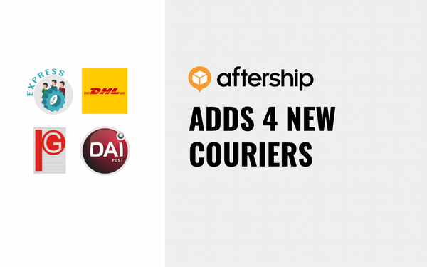 AfterShip adds 4 new couriers this week (3rd May to 14th May 2021)